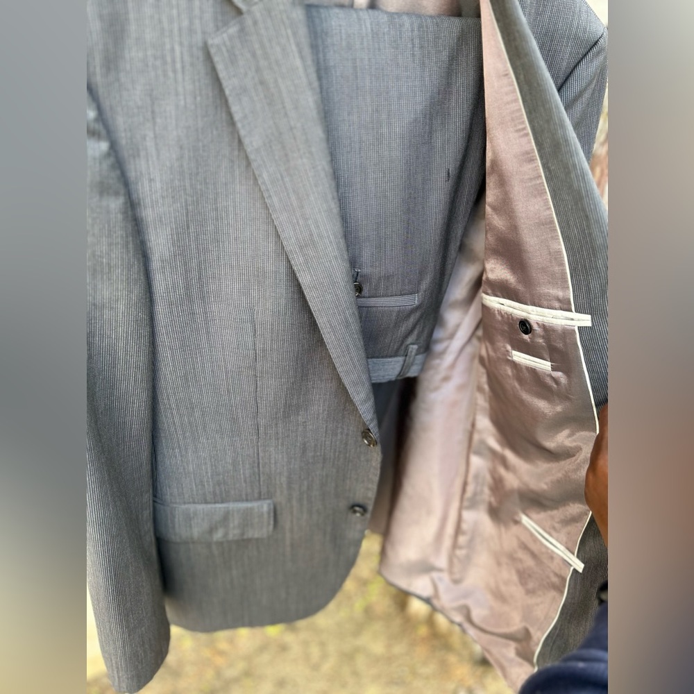 NW Hugo Boss charcoal gray Sport Coat Sz 40R - Picture 4 of 14